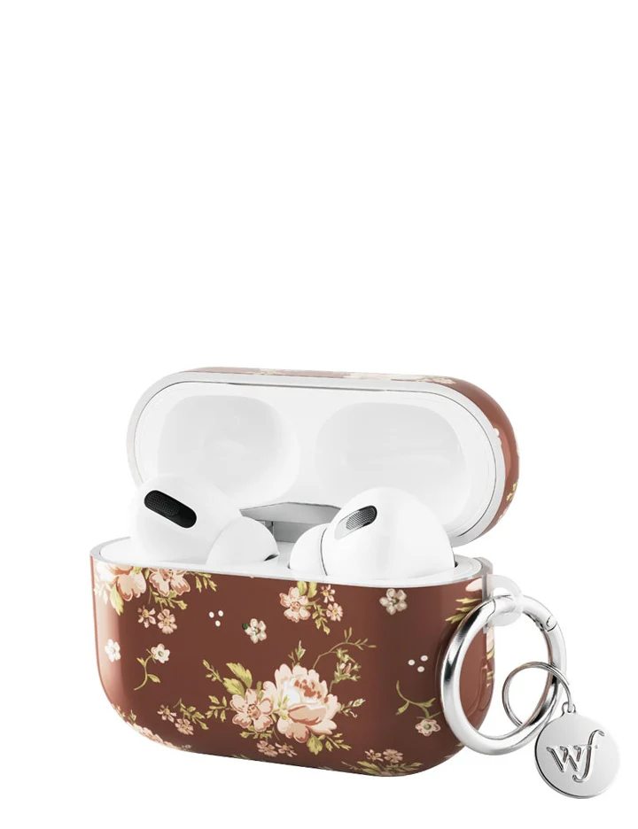 Brown Floral AirPods - Image 2