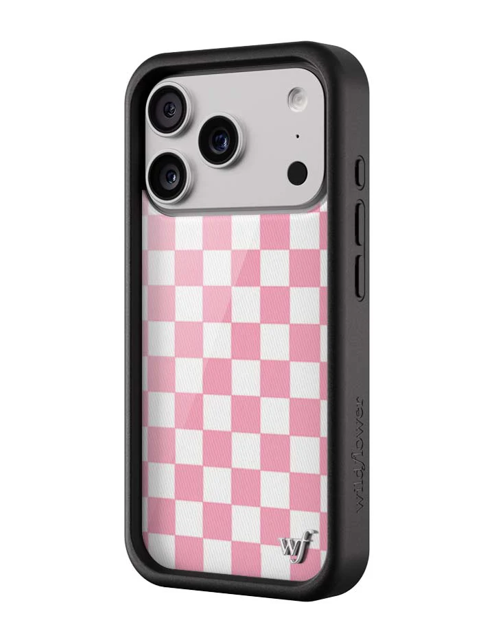 Checkers | Pink iPhone Case - Image 5