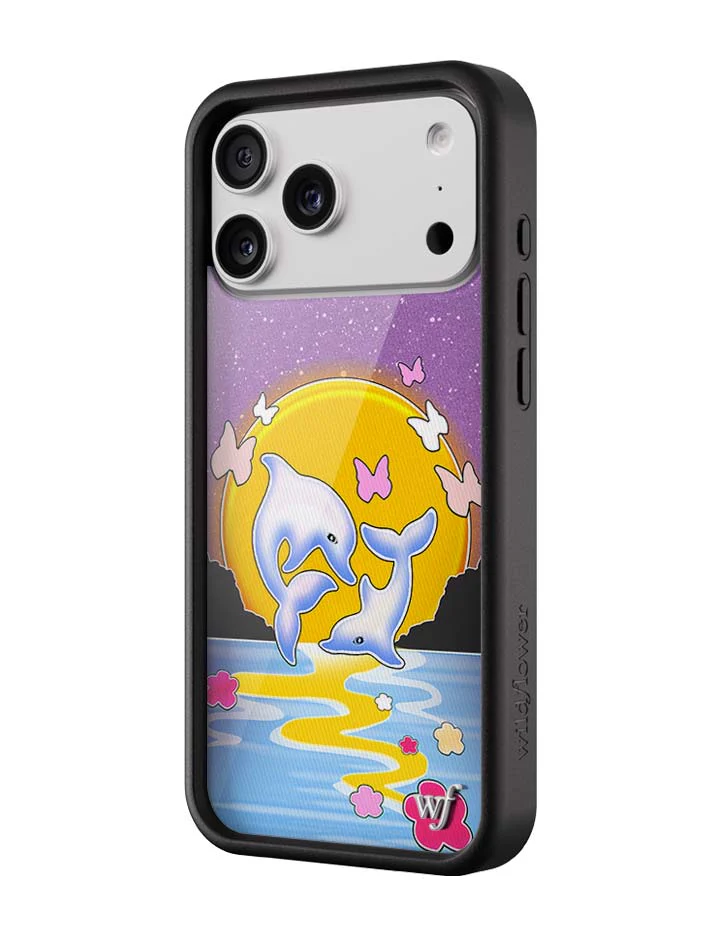 Dolphin Sunset iPhone Case - Image 2