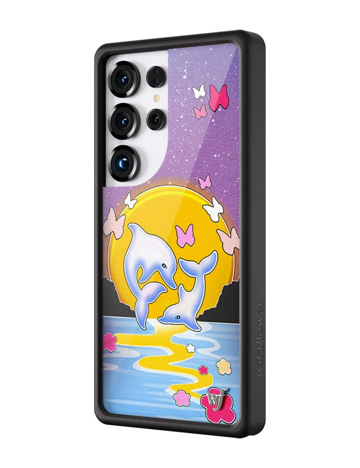 Dolphin Sunset Samsung Galaxy Case - Image 2