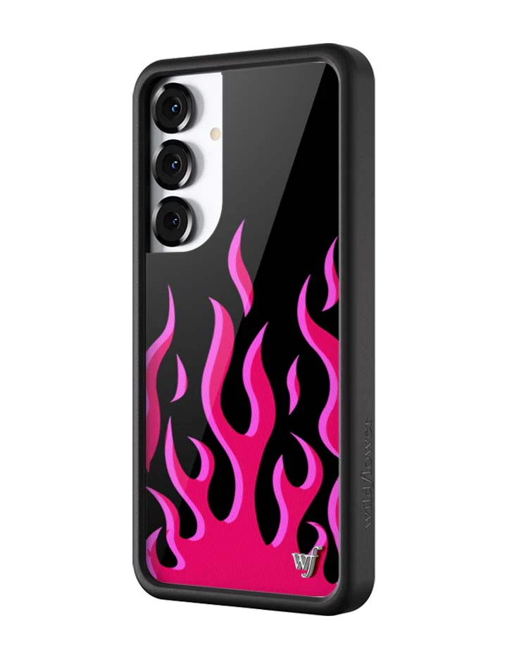 Flames | Black & Red Samsung Galaxy Case - Image 6
