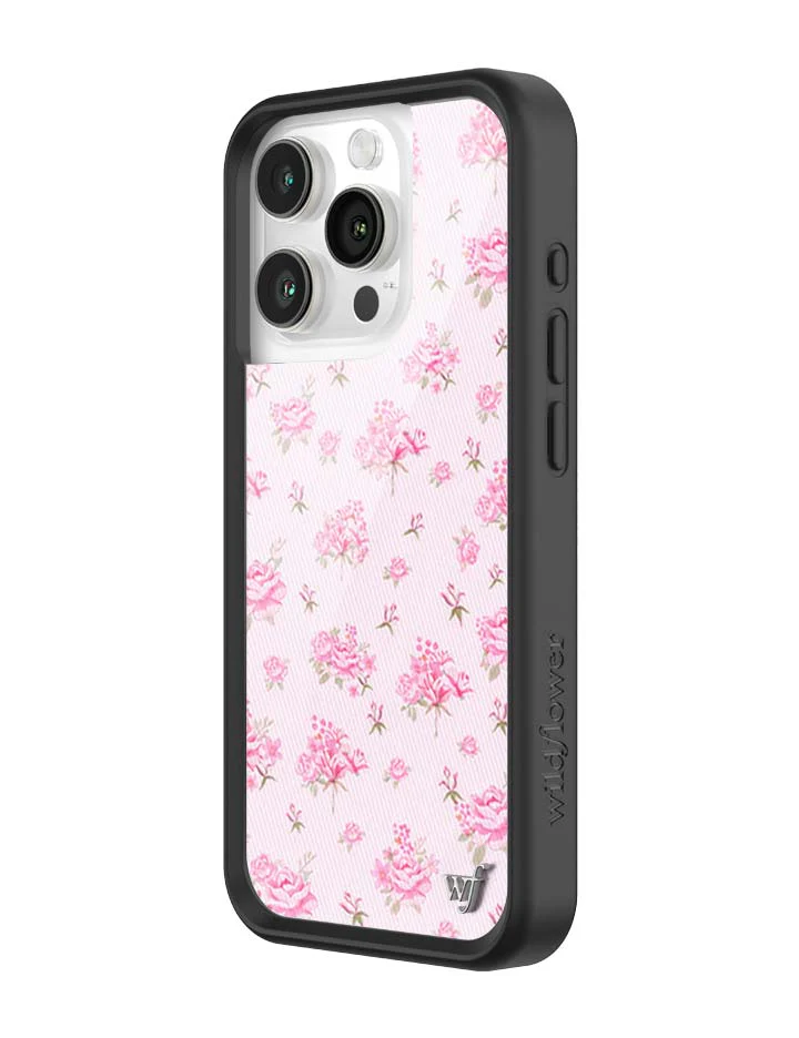 Forget Me Not Floral | Pink iPhone Case - Image 23