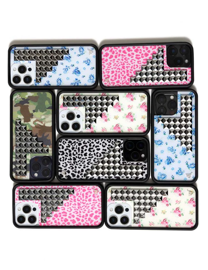 Forget Me Not Floral Stud iPhone Case - Image 33