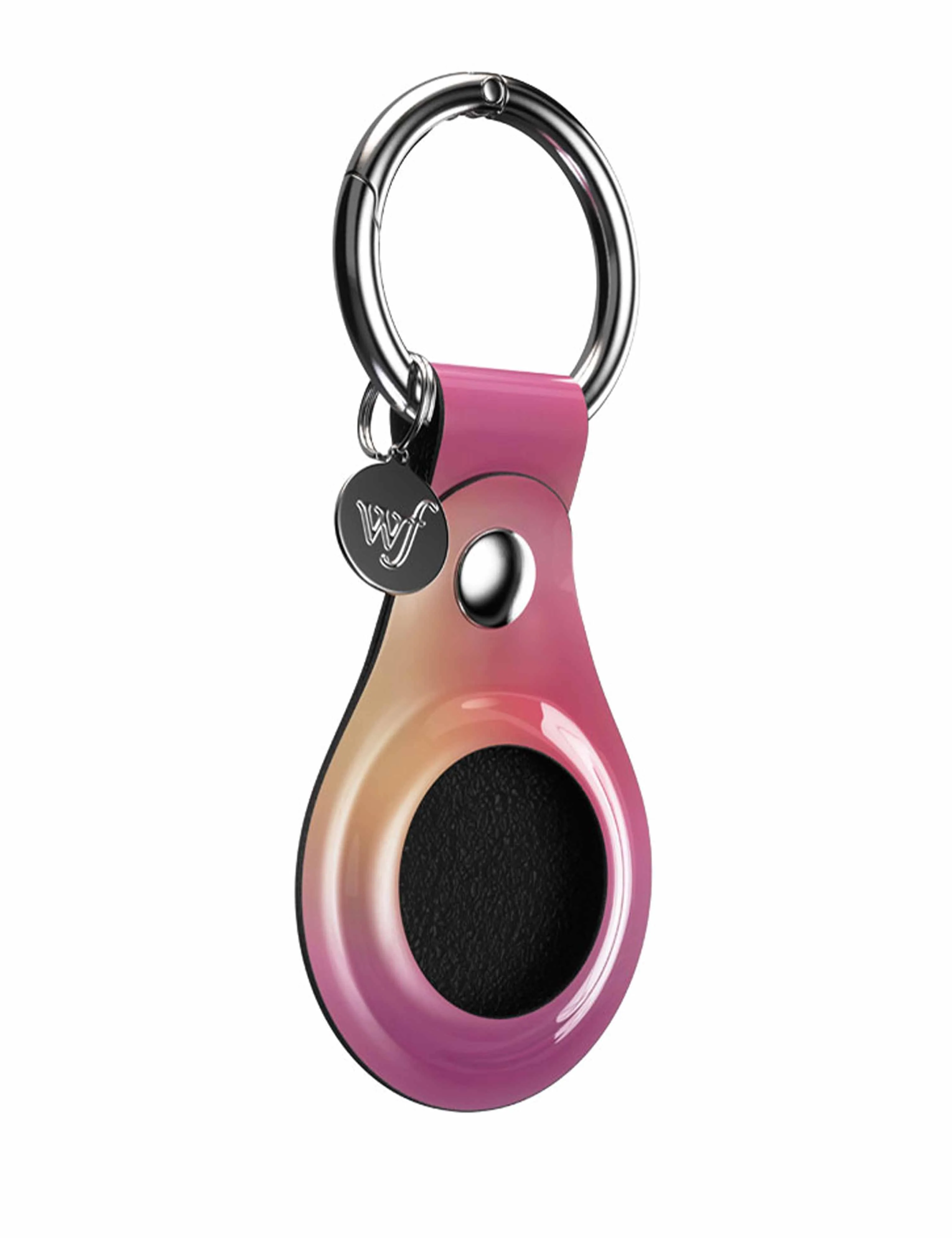 Hot Pink Aura Airtag Case - Image 2