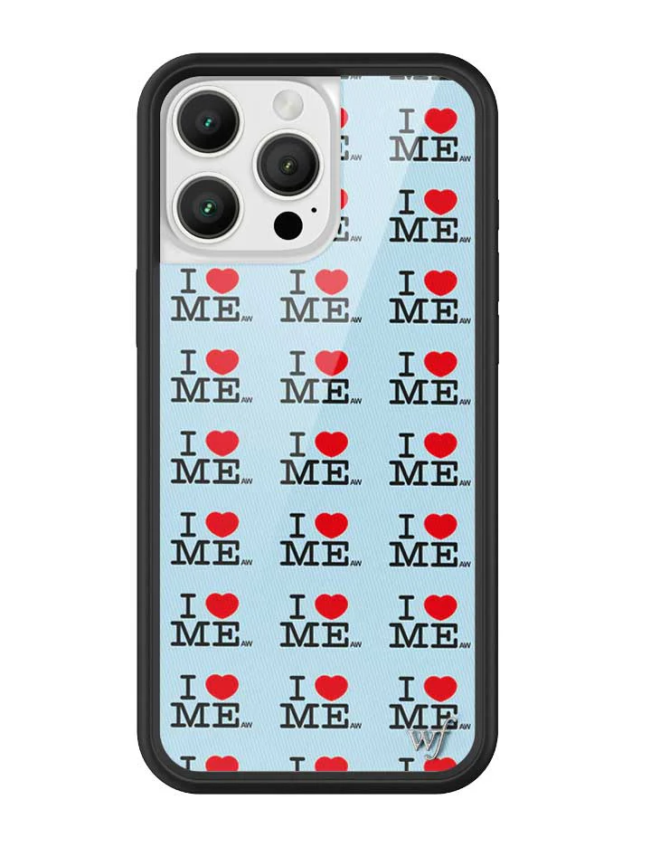 I Heart Me | Blue iPhone Case - Image 15