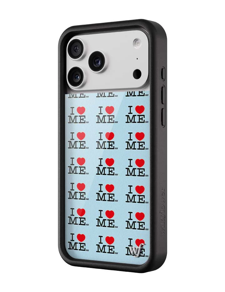 I Heart Me | Blue iPhone Case - Image 2