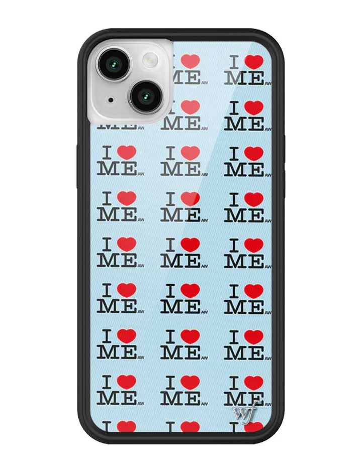 I Heart Me | Blue iPhone Case - Image 37