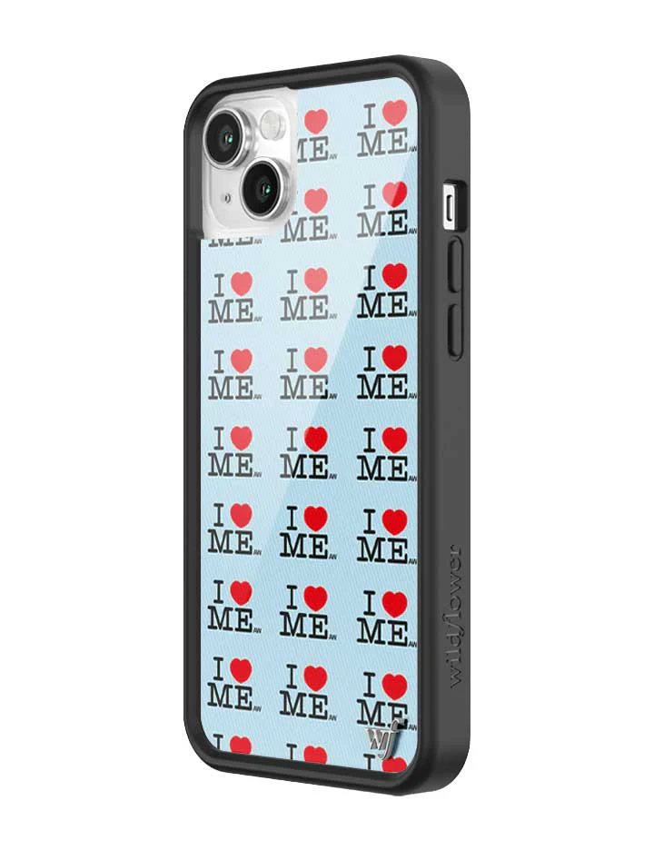 I Heart Me | Blue iPhone Case - Image 38