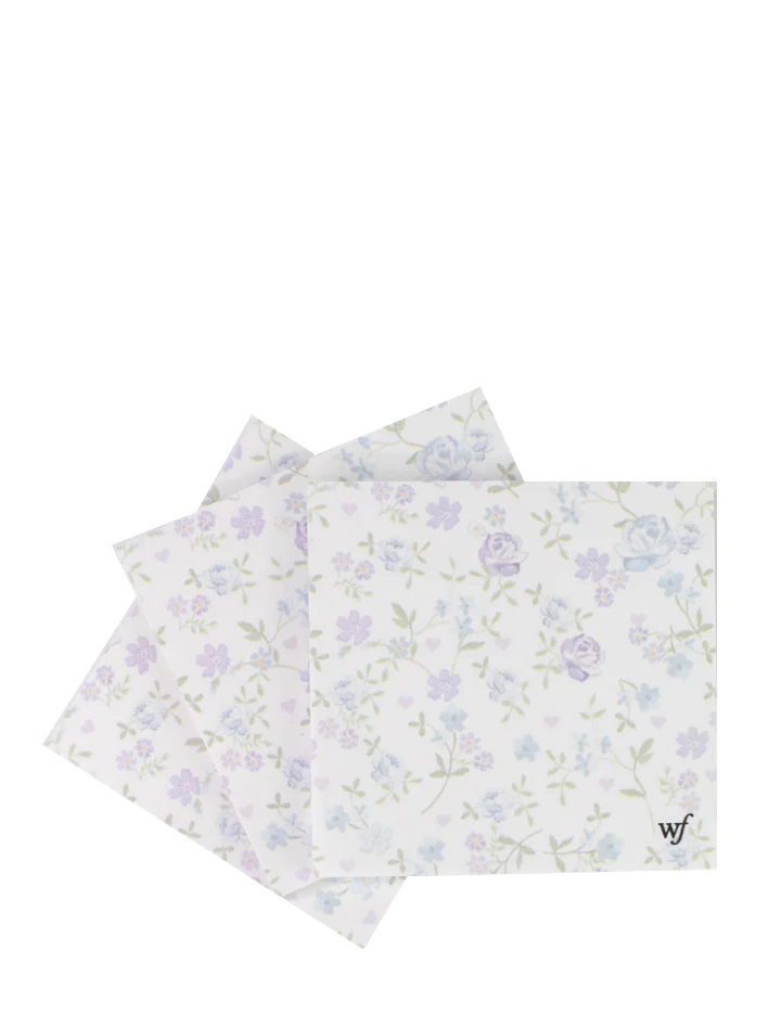 Lilac & Blue Floral Sticky Notes - Image 2