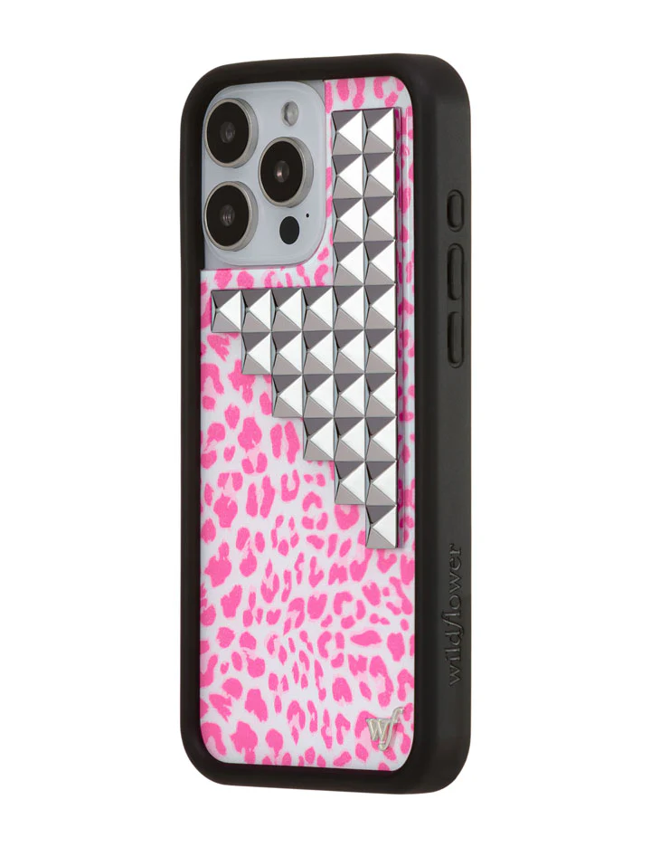 Pink Meow Stud iPhone Case - Image 14