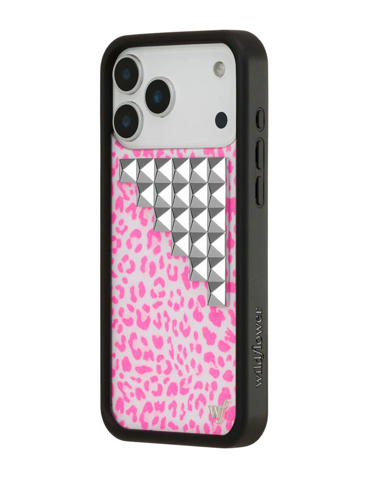 Pink Meow Stud iPhone Case - Image 2