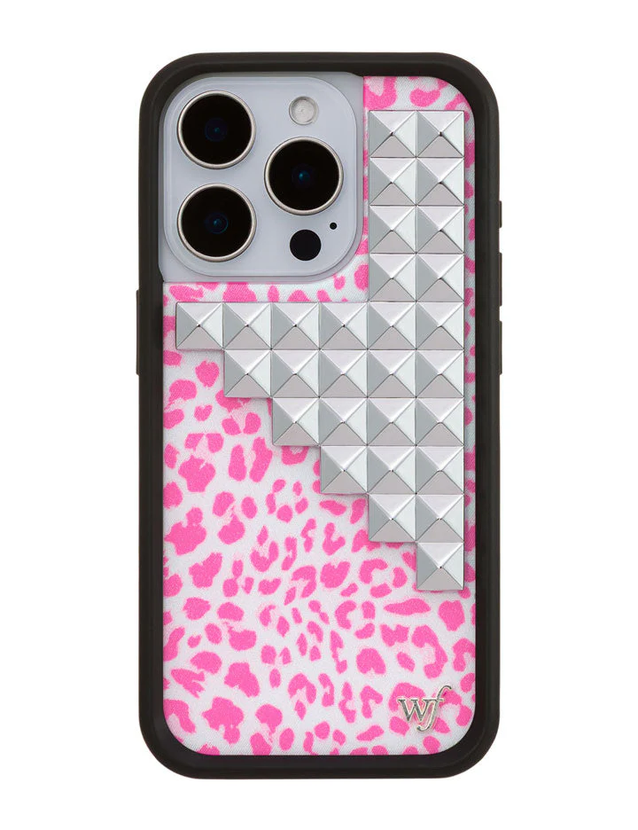 Pink Meow Stud iPhone Case - Image 21