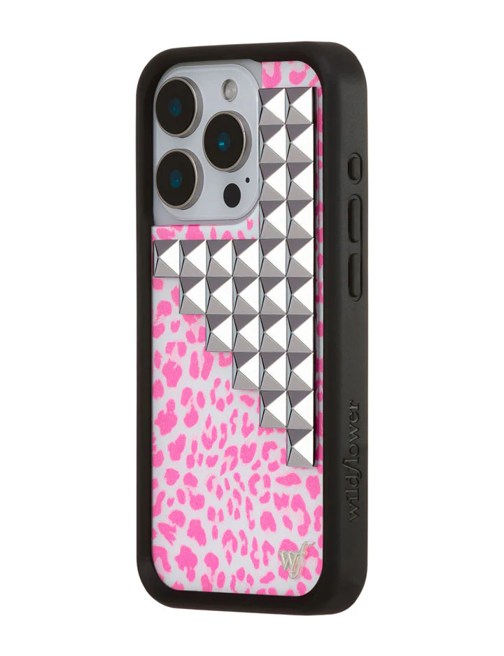 Pink Meow Stud iPhone Case - Image 22