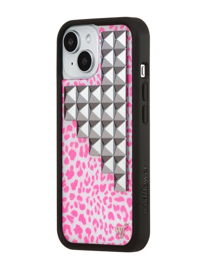 Pink Meow Stud iPhone Case - Image 24