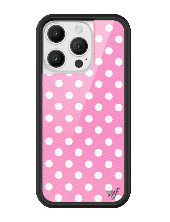 Polka Dot | Pink and White iPhone Case - Image 19