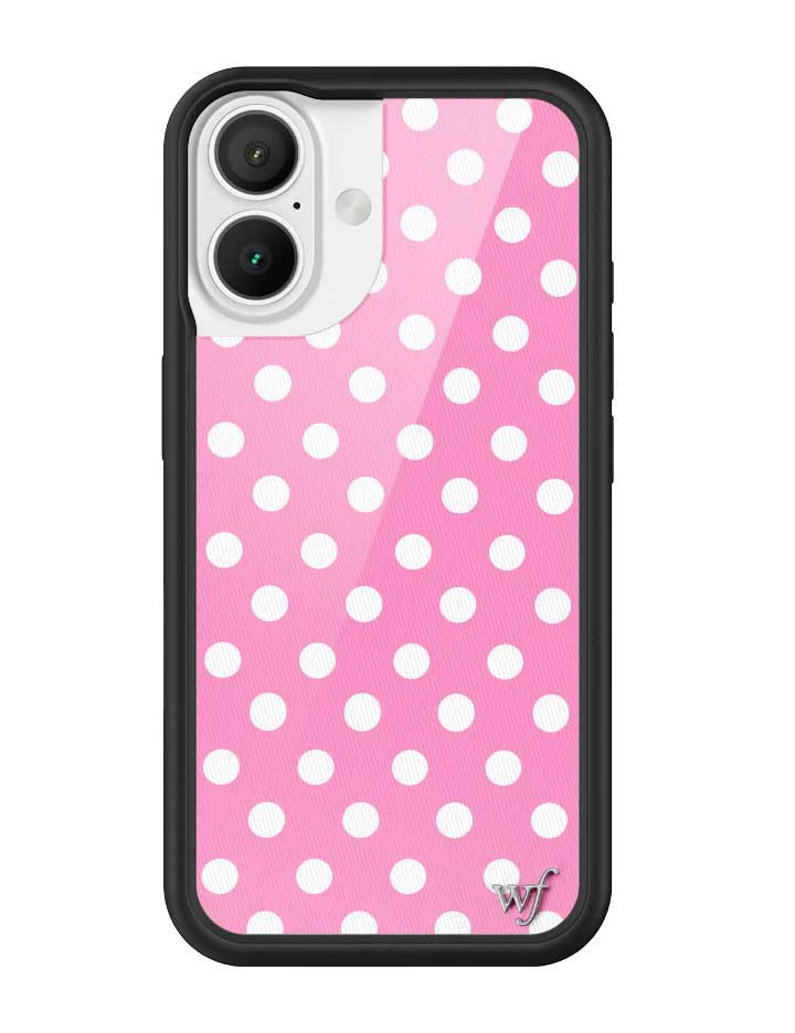 Polka Dot | Pink and White iPhone Case - Image 21