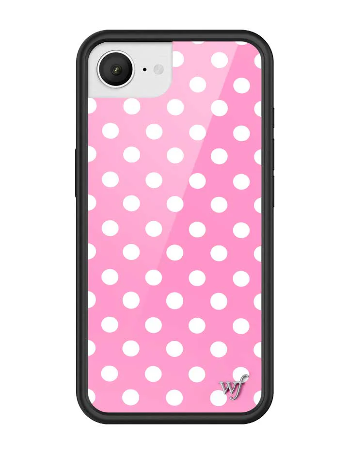Polka Dot | Pink and White iPhone Case - Image 23