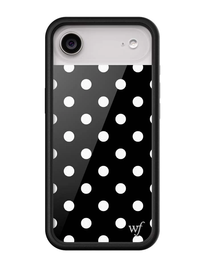 Polka Dot | Black and White iPhone Case - Image 12