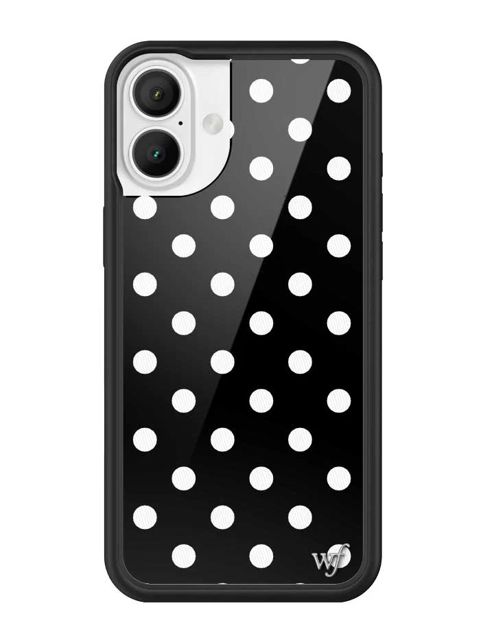 Polka Dot | Black and White iPhone Case - Image 17