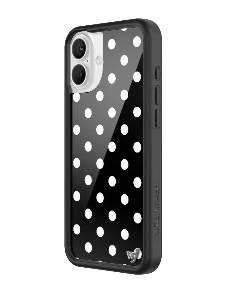 Polka Dot | Black and White iPhone Case - Image 18