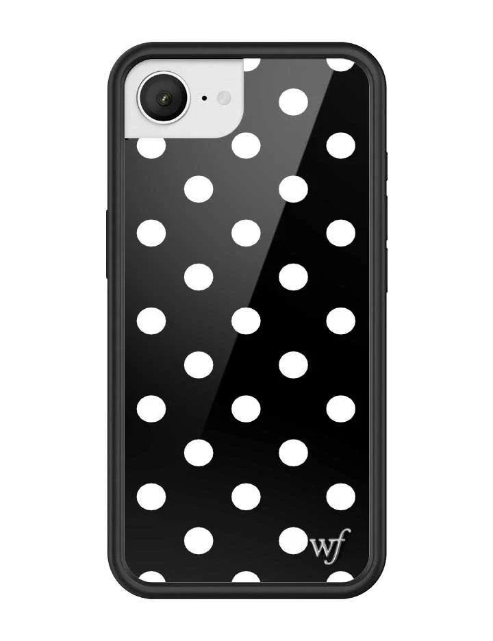 Polka Dot | Black and White iPhone Case - Image 23