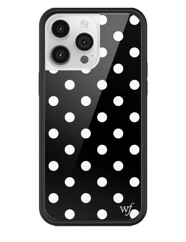 Polka Dot | Black and White iPhone Case - Image 33