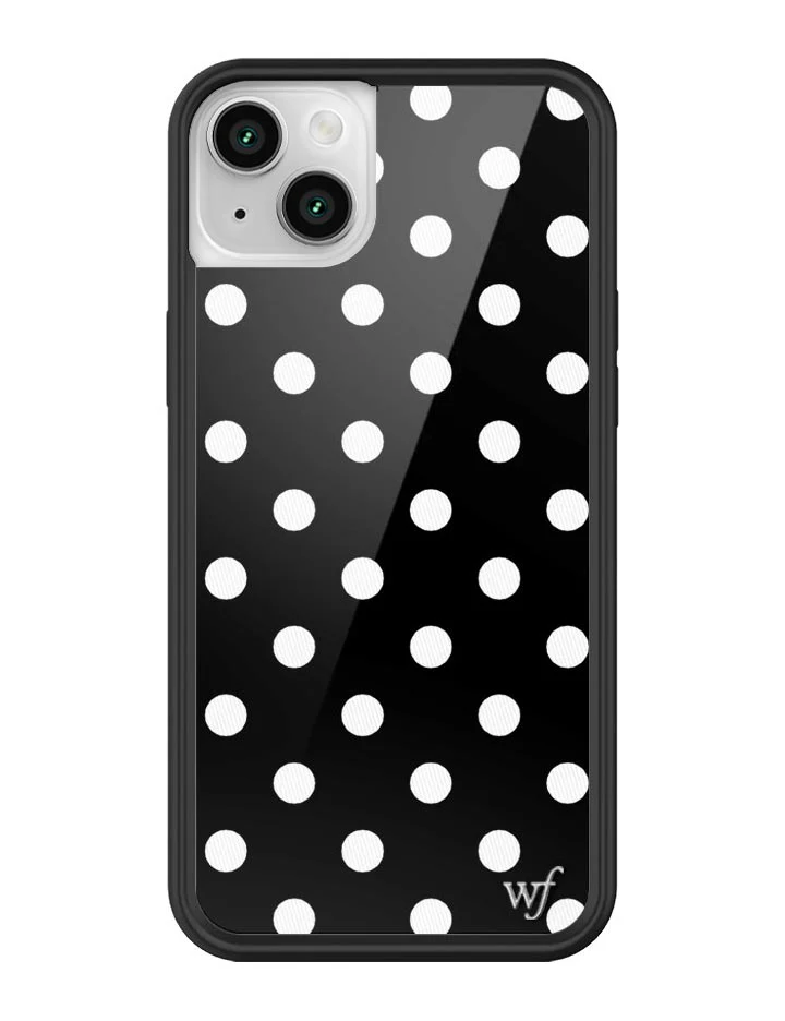 Polka Dot | Black and White iPhone Case - Image 39