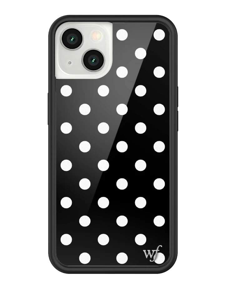 Polka Dot | Black and White iPhone Case - Image 41