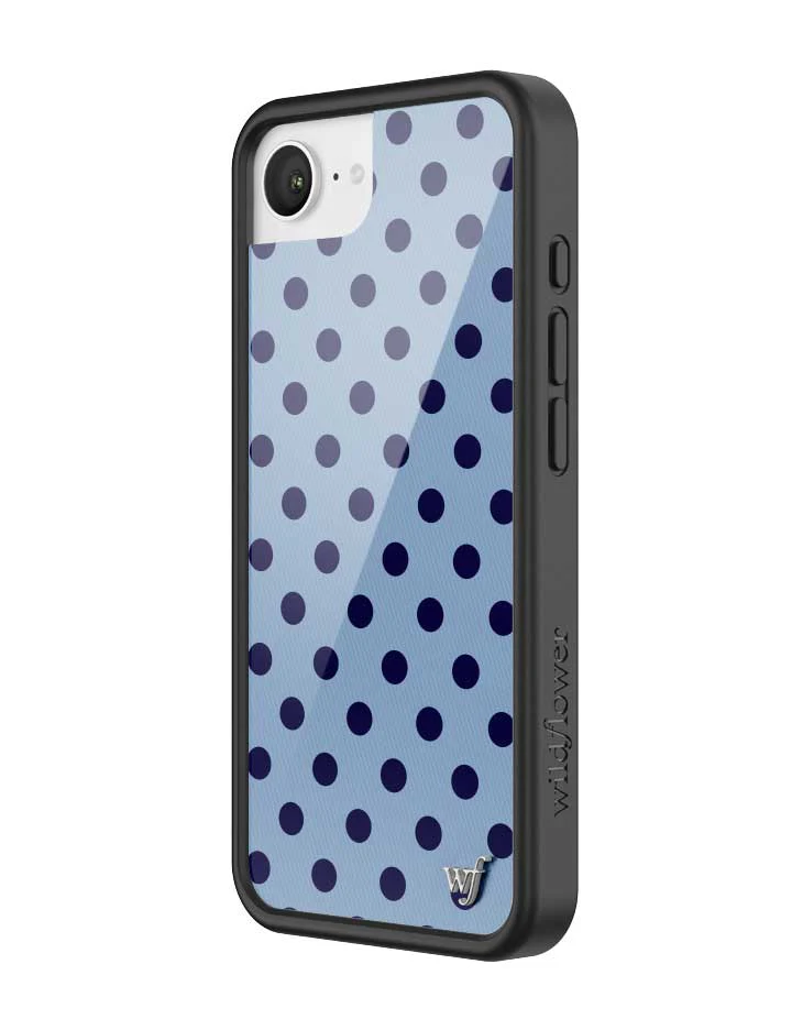 Polka Dot | Blue and Navy Blue iPhone Case - Image 11