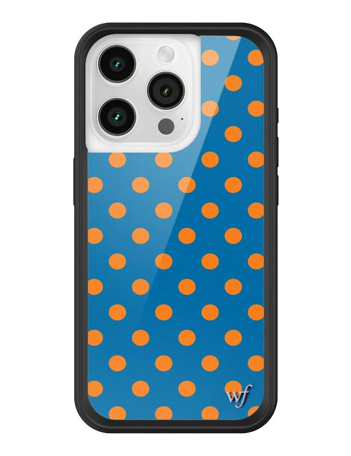 Polka Dot | Blue and Orange iPhone Case - Image 29