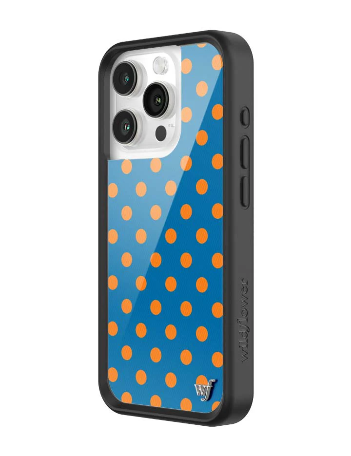 Polka Dot | Blue and Orange iPhone Case - Image 30