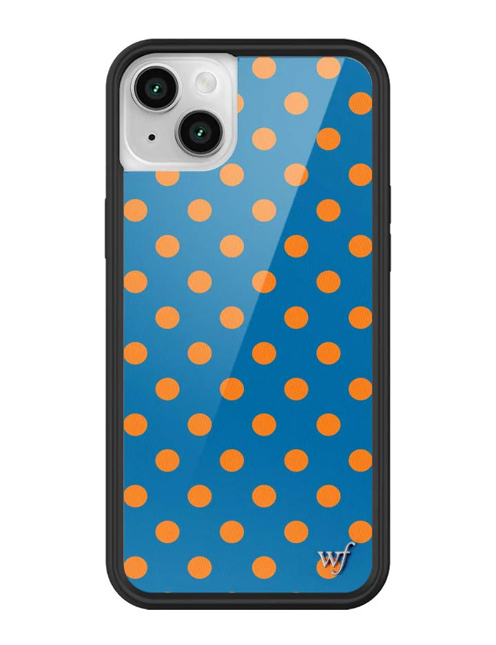 Polka Dot | Blue and Orange iPhone Case - Image 37