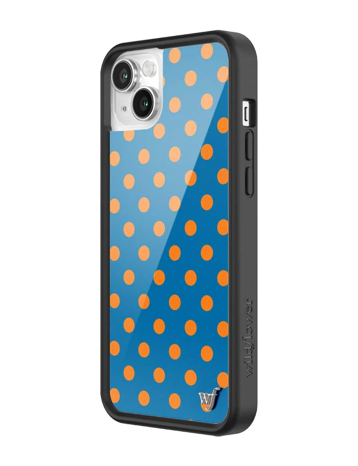 Polka Dot | Blue and Orange iPhone Case - Image 38