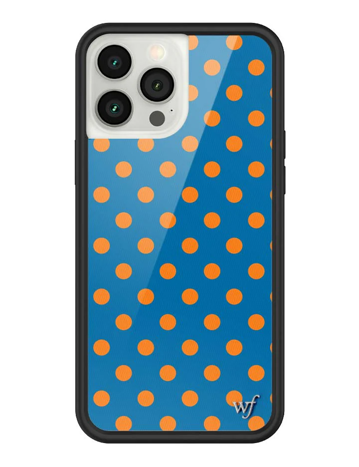 Polka Dot | Blue and Orange iPhone Case - Image 39
