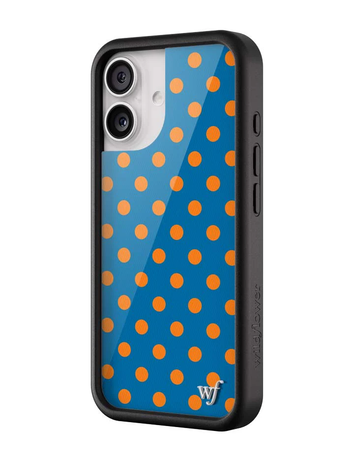 Polka Dot | Blue and Orange iPhone Case - Image 8