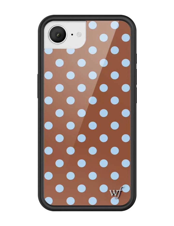 Polka Dot | Brown and Blue iPhone Case - Image 23
