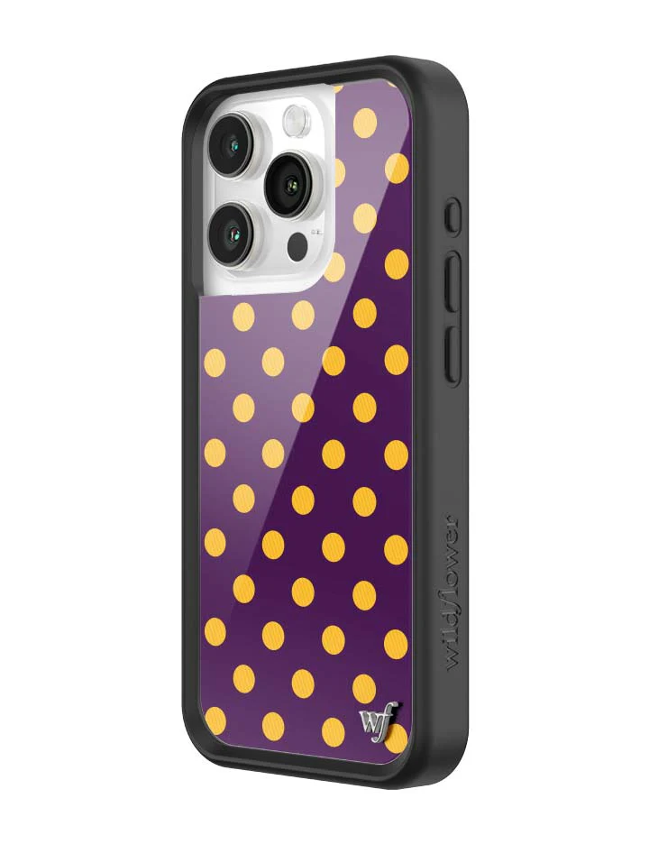 Polka Dot | Purple and Yellow iPhone Case - Image 30