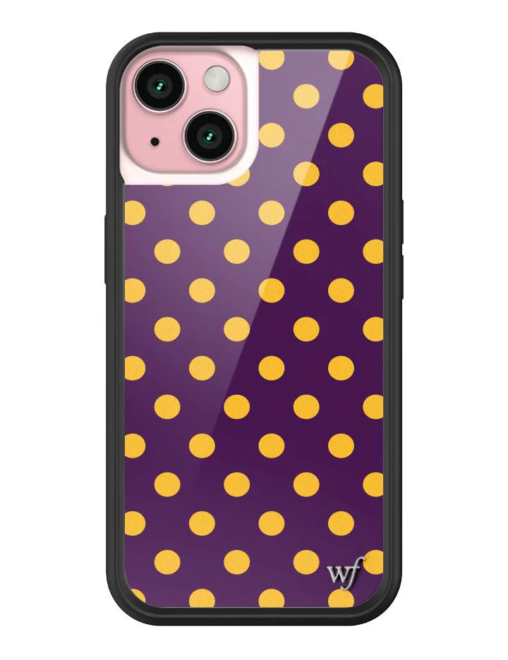 Polka Dot | Purple and Yellow iPhone Case - Image 31