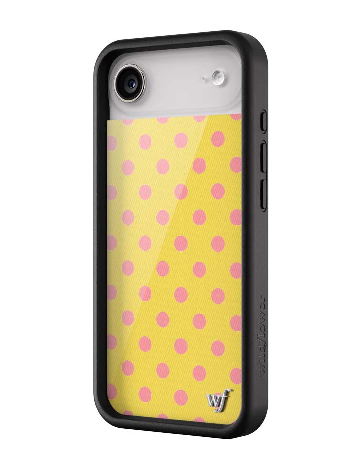 Polka Dot | Yellow and Pink iPhone Case - Image 13