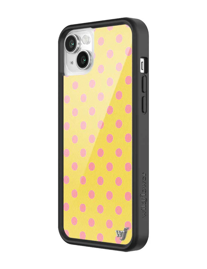 Polka Dot | Yellow and Pink iPhone Case - Image 38