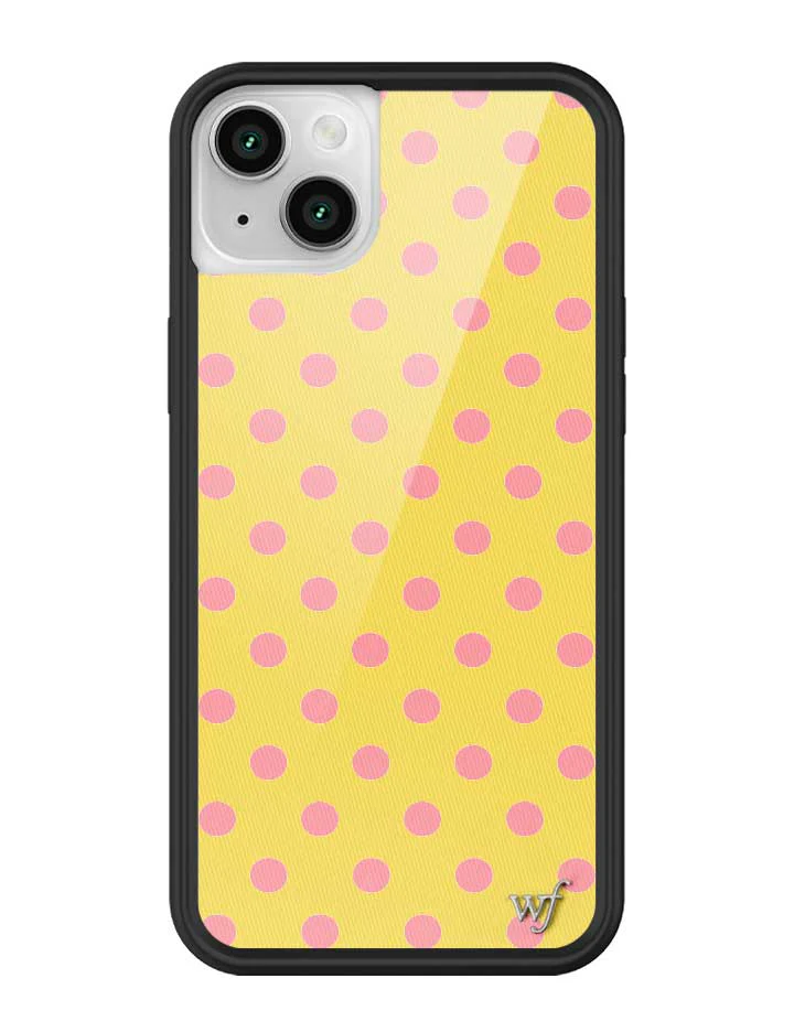 Polka Dot | Yellow and Pink iPhone Case - Image 41