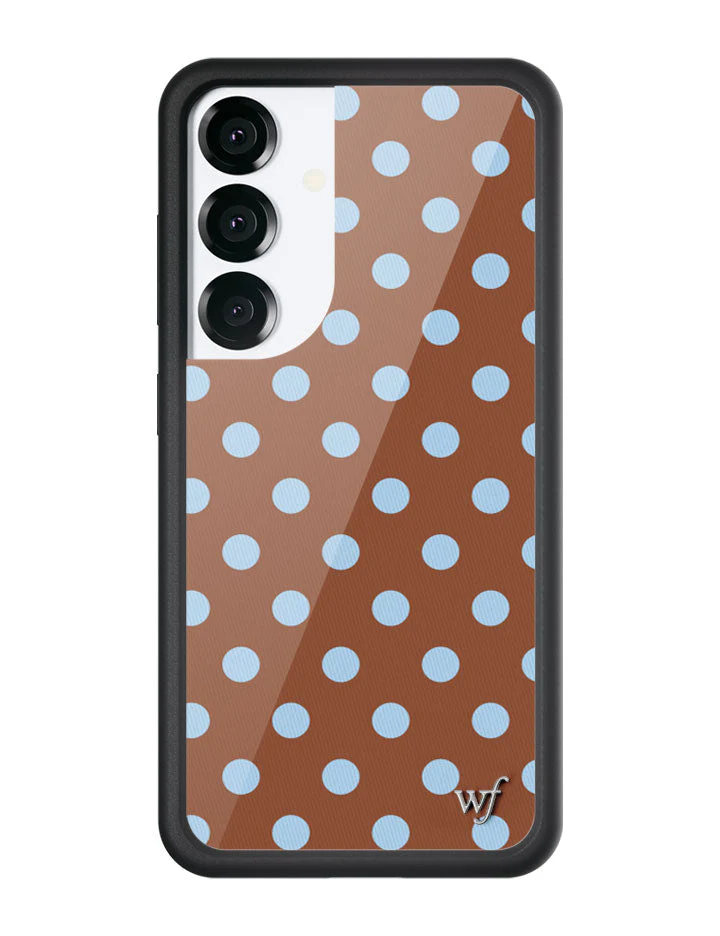 Polka Dot | Brown and Blue Samsung Galaxy Case - Image 7