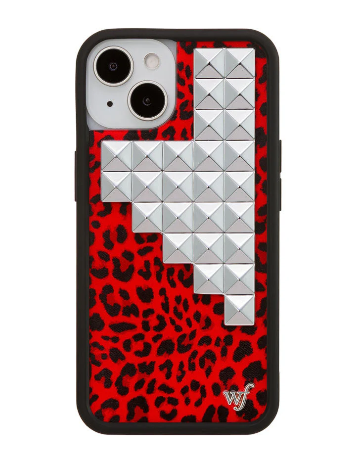 Red Meow Stud iPhone Case - Image 25