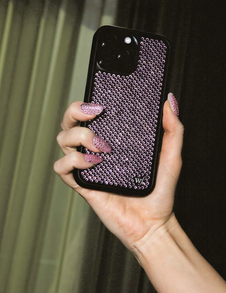 Rhinestone iPhone Case | Pink - Image 44